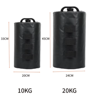 Sac étanche portable en PVC de 10 L, léger, durable, avec logo personnalisé, pour l'escalade et le camping en plein air