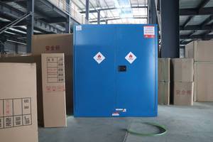 Промышленные огнестойкие шкафы для хранения легковоспламеняющихся жидкостей объемом 45 галлонов в лаборатории, выполненные из листового металла - Product Image 6