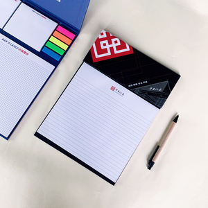 Индивидуальная экологически перерабатываемая липкая бумага для заметок, на заказ, бизнес-блокнот А4 с набором логотипов - Product Image 5