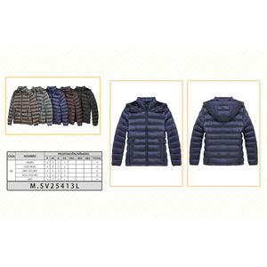 All'ingrosso piumino lungo imbottito fodera oversize collo alto decorazione con chiusura a Zip pelle di serpente in pelle di cotone per l'inverno - Product Image 1