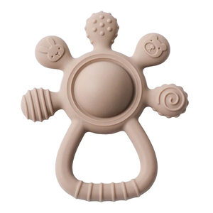 Sonaglio Massaggiagengive in Silicone per Neonati, Campanella a Mano, Giocattolo da Masticare per Bambini, Massaggiagengive Sensoriale per la Dentizione, Anello per Afferrare, Giocattolo Educativo Precoce - Product Image 2