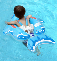 Pelampung Kolam Renang Bayi Bebas Biaya dengan Kanopi Pelindung Matahari, Pelampung Renang Bayi Tiup, Mainan Air Pengaman, Pelatih Renang