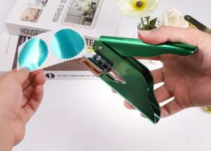 Новинка <span class=keywords><strong>2026</strong></span> года: Блестящий фиолетовый свадебный штамп-эмбоссер, металлический, прямоугольный, 40 мм, для сухого тиснения по бумаге - Product Image 4