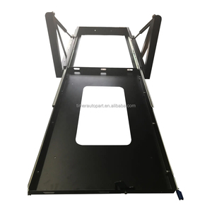 Réfrigérateur de 28 pouces 40L pour SUV et Pick-up, kit intérieur pour véhicule tout-terrain, avec glissière coulissante métallique inclinable, boîte de transport de marchandises arrière pour extérieur - Product Image 5