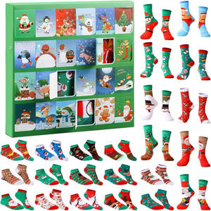 クリスマスソックス男性と女性のための12/24個大人用クリスマスカウントダウンクリスマス24日サプライズ - Product Image 3