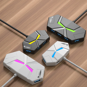Hub USB 3.0 2.0 haute vitesse à 4 ports et 7 ports pour ordinateur portable, nouveau, coloré, en aluminium, avec prise en charge de la carte <span class=keywords><strong>SD</strong></span> externe - Product Image 3