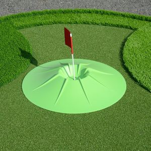 Ensemble de jeu de mini-golf avec parcours d'obstacles, 14 putters en plastique pour enfants de 5 à 7 ans, jeu d'extérieur et d'intérieur, green, fairway, slalom - Product Image 4