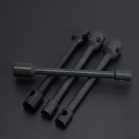 Clé à douille métrique double extrémité allongée pour pneus, outil de démontage hexagonal carré robuste pour camions et pneus de grande taille