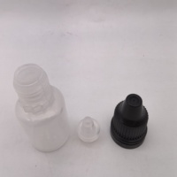 Flacons compte-gouttes en plastique de 10 ml, vides, souples, portables, pour voyage, compte-gouttes pour liquides oculaires, petits contenants rechargeables avec bouchon et embout