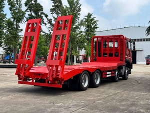 Camión de plataforma plana 6x4 nuevo para transporte de maquinaria de construcción, diésel, camión de plataforma baja, camión de carga de 35 toneladas - Product Image 6