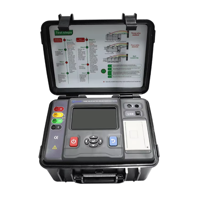 HIGH-PRECISION 4/3/2-POLE EARTH RESISTANCE TESTER