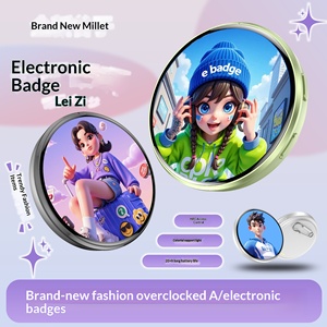 จี้ห้อยคอแบบไดนามิก E-Gu Zi หน้าจอสัมผัสแม่เหล็ก AI อุปกรณ์เสริมอนิเมะ ABS จีน E NFC ป้ายอิเล็กทรอนิกส์ อุปกรณ์อิเล็กทรอนิกส์อัจฉริยะ - Product Image 3