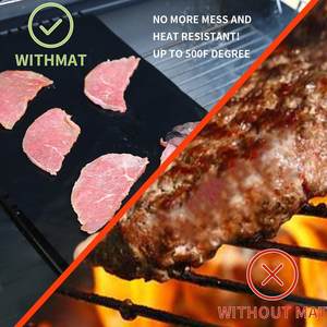 Tapis <span class=keywords><strong>de</strong></span> <span class=keywords><strong>barbecue</strong></span> en PTFE résistant à la chaleur, antiadhésif, <span class=keywords><strong>réutilisable</strong></span>, <span class=keywords><strong>pour</strong></span> la <span class=keywords><strong>cuisson</strong></span> - Product Image 6