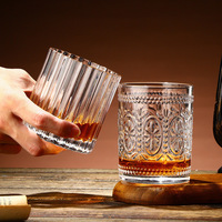 10oz Verrerie Double Old Fashioned Whisky Verres Tasses 310ml Base Lourde Cristal Rock Verre Whisky Tasse pour Cocktail Scotch