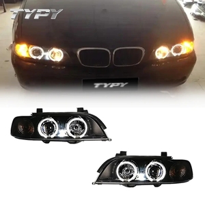 Modifica gruppo faro auto LED guida indicatori di direzione obiettivo abbaglianti e anabbaglianti <span class=keywords><strong>520i</strong></span> per <span class=keywords><strong>BMW</strong></span> serie 5 <span class=keywords><strong>E39</strong></span> 1995-2003 - Product Image 1