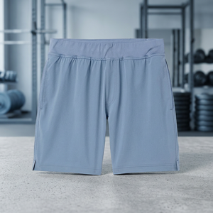 Shorts Bermuda pour homme, couleur unie, séchage rapide, taille élastique, en polyester tricoté, décontractés - Product Image 4