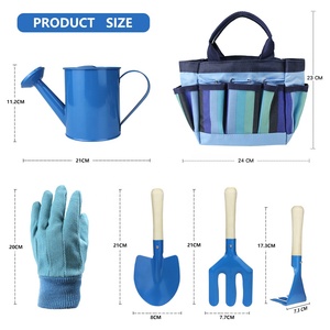 Kit d'outils manuels de jardinage pour enfants, ensemble d'outils à main et d'équipement avec <span class=keywords><strong>pelle</strong></span> à fourchette - Product Image 5