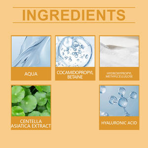 Limpiador hidratante de Centella asiática que suaviza y refresca los poros, limpiador hidratante que retiene la humedad. - Product Image 3