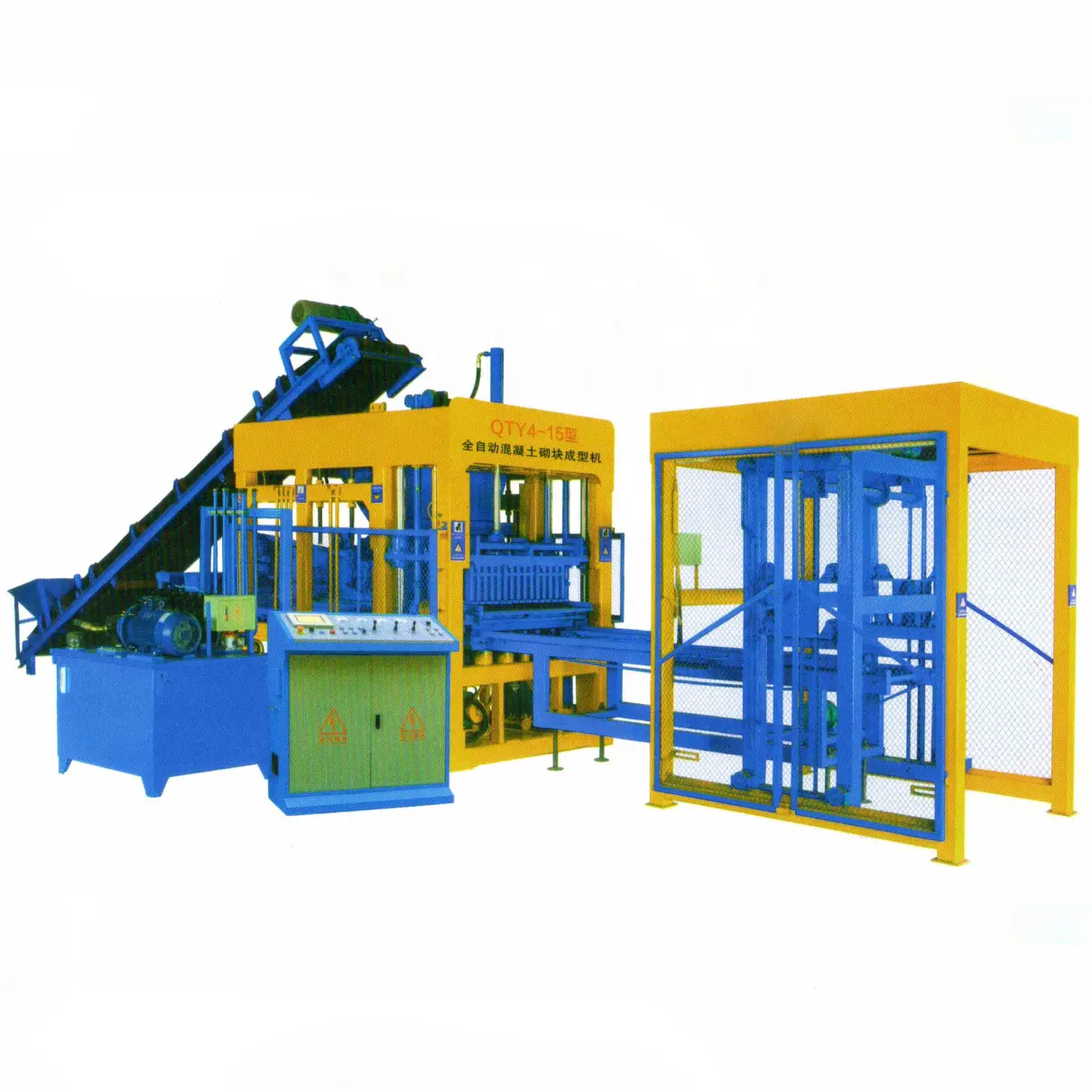 Производственная линия, строительная промышленность с различными формами, автоматическая машина для изготовления блоков