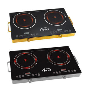 Poêles électriques à deux brûleurs avec boîtier en acier inoxydable <span class=keywords><strong>Installation</strong></span> de comptoir à commande tactile pour la cuisine domestique - Product Image 4