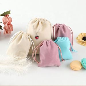 Customized Velvet Drawstring <b>Bag</b> for Jewelry Soft Velvet Christmas <b>Wedding</b> Drawstring <b>Gift</b> <b>Bags</b> for Women - Product Image 1