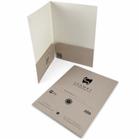 Dossier de présentation en papier avec logo personnalisé, dossier de présentation d'entreprise de luxe, dossier de présentation pour le bureau et les fournitures scolaires
