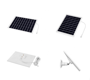Panel Solar de 8W con Caja de Batería y 360 °   Soporte Ajustable para el Timbre con Cámara Controlado por Alexa de Google, Ring Alro - Product Image 2