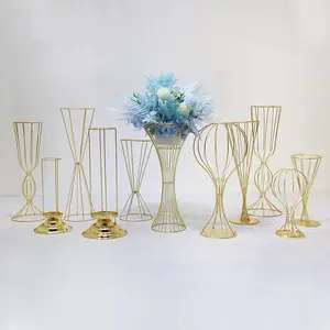 Neuer Hochzeits-Blumentisch Tisch-Tischgestell Tischgestell Schmiedeeisen-Blumentisch