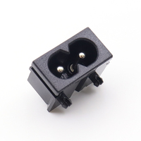 Soket Daya DB-8 Tipe Vertikal AC019 2 Pin, Pemasangan Panel, Receptacle Daya AC