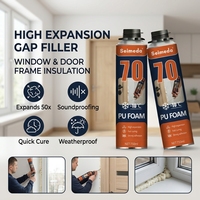 Mousse expansive en polyuréthane, mastic de calfeutrage à haute expansion pour l'isolation des cadres de fenêtres et de portes, insonorisation, séchage rapide