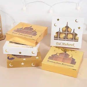 Gold Chocolate Box for <strong>Eid</strong> Handmade Unique <strong>Gift</strong> Truffle Container for Home <strong>Personalised</strong> Packaging for Food Milk for Personal Use - Product Image 1
