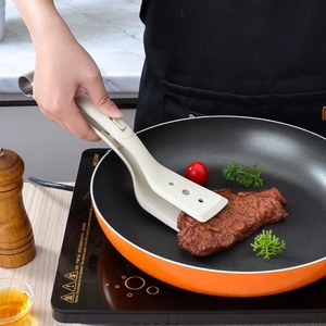 Pince à steak multifonction 2-en-1 en silicone, spatule à retourner pour pain, burger, barbecue, viande, pizza, poisson – Outil de cuisine - Product Image 4