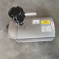 Pompa vakum bar 100% daya rendah tanpa minyak 0,55 kW 16m/jam Motor tembaga 150 untuk printer Pad