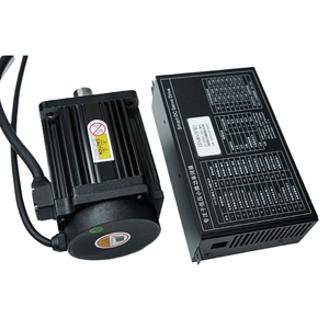 มอเตอร์ไร้แปรงถ่านแรงบิดสูง 2500ppr พร้อมตัวเข้ารหัส 6N.m CAN RS485 48v 1500w มอเตอร์ดีซีสำหรับงานหนักพร้อมไดรเวอร์ - Product Image 2