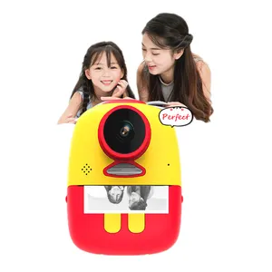 I bambini toccano la mini fotocamera digitale intelligente con stampa istantanea con stampa per bambini 2022 regalo giocattolo di natale