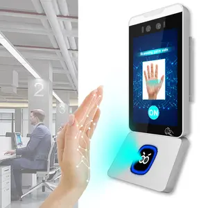Sinmar mesin pengenalan pembuluh darah biometrik, jaringan Tcp/Ip Wifi 4g pengenalan wajah SDK kontrol akses waktu kehadiran