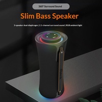 Cyboris New Private Mold 80W Small Waist Wireless untuk Speaker 5.3 Sistem 2.1 Lampu RGB Suara Stereo Surround Mikrofon Terintegrasi