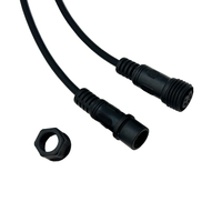 Câble solaire OSTAI étanche IP68 avec connecteur DC 12V 5A en cuivre, longueur personnalisable, cordon d'alimentation extérieur pour panneau LED