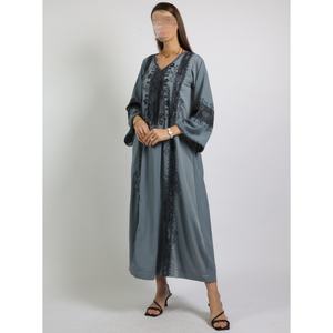 Robe traditionnelle musulmane pour femmes islamiques, kaftan - Product Image 2