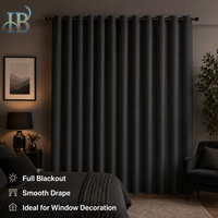 Cortinas Opacas Personalizadas de Fábrica, 100% Blackout, con Gancho, Aislantes Térmicas, de Poliéster, para Ventanas de Dormitorio, Sala de Estar y Hotel