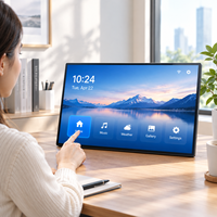 Écran tactile FHD 15,6 pouces pour publicité commerciale, moniteur mural, tablette PC Android avec PoE