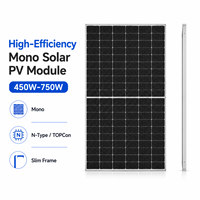 Panneaux solaires monocristallins 700 W, panneaux solaires photovoltaïques industriels 459 W, panneau solaire bifacial, nouveau panneau solaire 1000 W