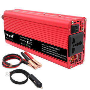 Onduleur de puissance 1300W, 2600W, <span class=keywords><strong>220</strong></span> W, convertisseur à onde sinusoïdale modifiée, <span class=keywords><strong>12</strong></span> <span class=keywords><strong>volts</strong></span>, 24V à AC, 230V, affichage LED, <span class=keywords><strong>adaptateur</strong></span> de puissance avec Cigarette - Product Image 3