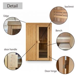Sauna de Madera Natural Japonesa Hinoki de Primera Clase ShinanoSAUNA para Uso Comercial - Product Image 5