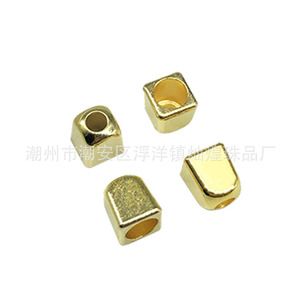 Breloques géométriques en alliage de zinc doré, pendentifs plaqués à l'eau pour la fabrication de bijoux, cadeau unisexe pour toutes occasions - Product Image 5