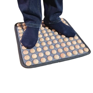 Tapis de massage des pieds carré en bois massif, Tapis de massage des points d'acupuncture, Planche de pression des doigts ultra-lente pour massage des méridiens des pieds en intérieur - Product Image 2