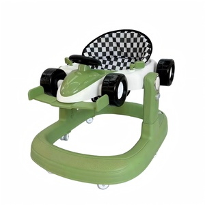 Andador Ajustable para Bebés (3 Niveles <span class=keywords><strong>de</strong></span> Altura/<span class=keywords><strong>4</strong></span> Niveles <span class=keywords><strong>de</strong></span> Altura del Asiento) - Base Plegable Estable, Andador Seguro para Bebés para el Desarrollo Temprano <span class=keywords><strong>de</strong></span> la Caminata - Product Image 3