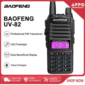 Walkie-talkie <span class=keywords><strong>BF</strong></span> <span class=keywords><strong>Uv</strong></span> <span class=keywords><strong>82</strong></span>, venta al por mayor, superventas, 5-8km, radio de radioaficionado portátil de largo alcance, Walkie Talkie Baofeng Uv82 - Product Image 3