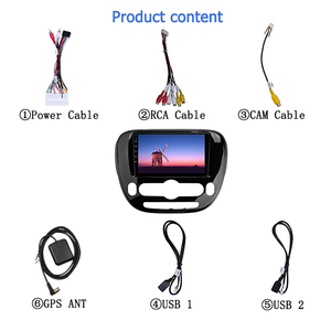 Autoradio Android avec écran tactile GPS, navigation multimédia, lecteur DVD, CarPlay, radio stéréo pour voiture, modèle 2013-2019. - Product Image 2