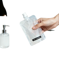 Pochette à bec verseur pour liquides, poudres, savon vaisselle, diffuseur – Pochette souple personnalisée imprimée
